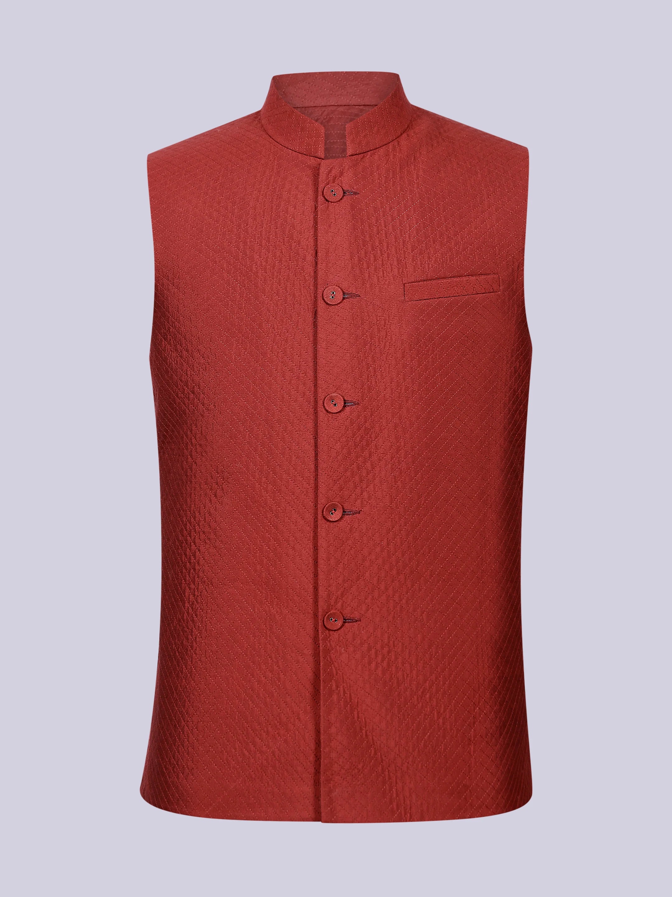 Copy of Copy of Geo Embroidered Cotton Nehru Jacket 2